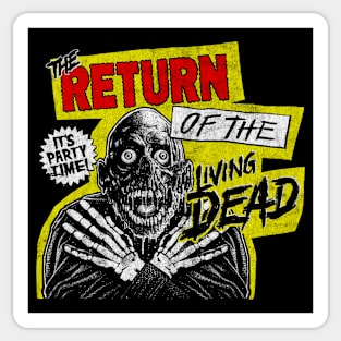 Return Of The Living Dead, DISTRESSED, Tarman, Zombies Sticker